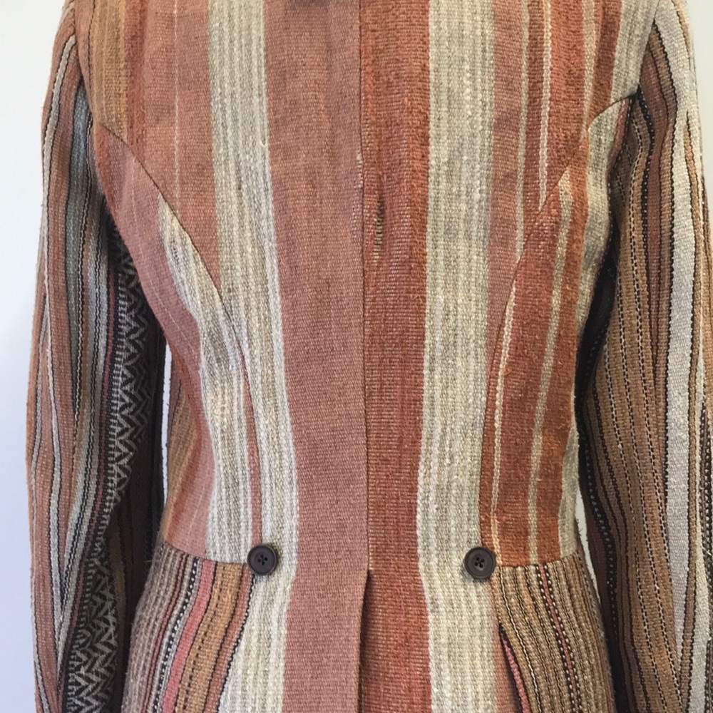Archival Ralph Lauren SS18 Desert Explorer Military Double Breasted Woven Coat - Picture 6 of 15
